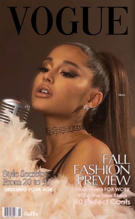 ariana grande vogue covers